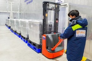 More than 2 million doses of Covid-19 AstraZeneca vaccine arrived in Tan Son Nhat Airport in Ho Chi Minh City on September 1. (Photo: VNVC)