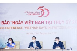 At the press conference