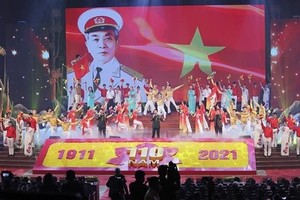 A musical performance at the ceremony in Dong Hoi city on December 22 (Photo: VNA)