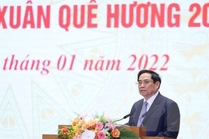 Prime Minister Pham Minh Chinh addresses the event (Photo: VNA)