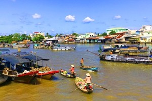 Cai Rang Floating Market (Source: SGGP)