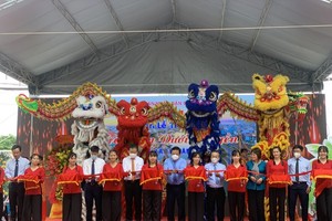 At the opening ceremony