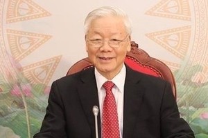 General Secretary of the Communist Party of Vietnam (CPV) Central Committee Nguyen Phu Trong. (Photo: VNA)