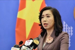 Spokeswoman of the Vietnamese Ministry of Foreign Affairs Le Thi Thu Hang. (Photo: VNA) 