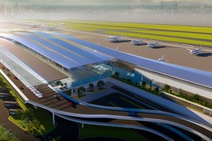 Design of Terminal T3 inspired by the image of ‘Ao dai’ (Photo: ACV)
