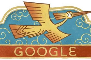 A screenshot of the Google Doodle featuring Vietnam's ‘chim lac’ mythical national bird (Source: Google Doodle)