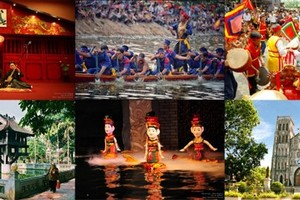 Exhibition presents Hanoi’s cultural heritages chosen as filming locations