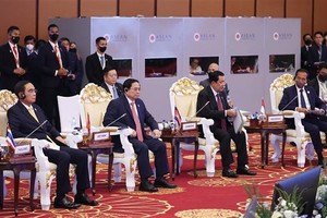 At the Interface with AIPA representatives. (Photo: VNA)