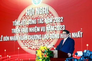Prime Minister Pham Minh Chinh addresses the conference. (Photo: SGGP)