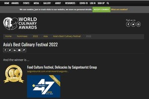 Vietnamese food culture festival honored as “Asia's Best Culinary Festival 2022”