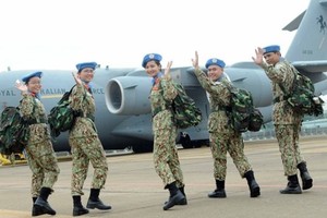 Vietnamese peacekeepers (Photo: VNA)