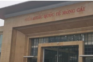 Mong Cai international border gate (Photo: SGGP)