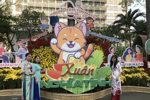 The Cardiology Center received the first prize for the best decorative work. (Photo: SGGP)