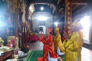 King Mai Hac De's worshiping ritual (Photo: SGGP)