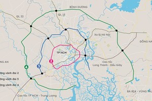 Map of Ring Road 4 