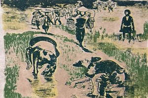 A work by artist Nguyen Van Ty (Photo: SGGP)