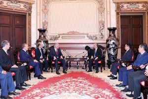 At the reception (Photo: VNA) 