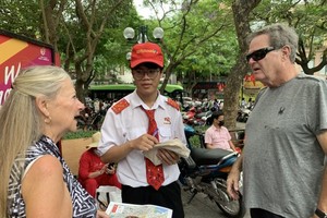 More than 300,000 int’l visitors arrive in Vietnam during public holidays. (Photo: SGGP)