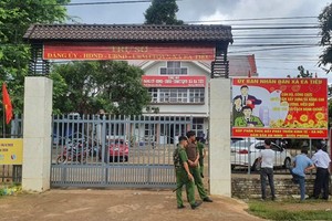 The headquarters of the Ea Tieu commune People's Committee. (Photo: vnexpress.net)