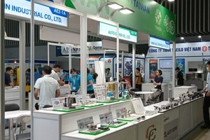 A display booth at the exhibition (Photo: SGGP)
