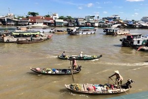 Cai Rang Floating Market in Can Tho City (Photo: SGGP)