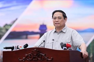 Prime Minister Pham Minh Chinh speaks at the event (Photo: VNA)