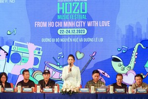 At the press conference (Photo: SGGP)