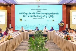 An overview of the 8th National Farmers' Forum. (Photo: VNA)