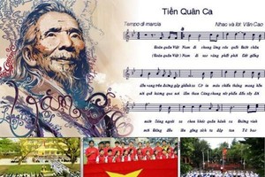 Van Cao, born in 1923 in the northern city of Hai Phong, composed ‘The Marching Song’ in 1944. (Photo: VNA)