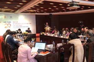 The workshop is held on the occasion of the 20th anniversary of the UNESCO Convention for the Safeguarding of the Intangible Cultural Heritage. (Photo: VNA)
