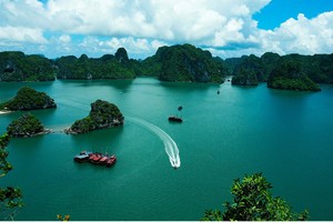 Ha Long Bay, a UNESCO-recognized World Natural Heritage site (Photo: SGGP)