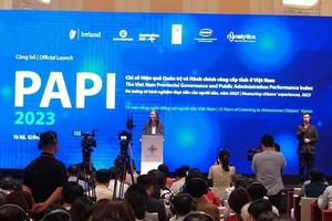 At the ceremony to announce 2023 PAPI. (Photo: VNA)