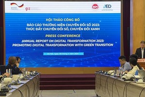 At the press conference (Photo: VNA)