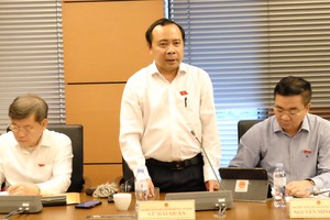 Associate Professor Dr. Vu Hai Quan, Director of Vietnam National University – HCMC speaks at the event. (Photo: SGGP)