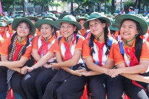 The festival for children of Vietnam, Laos, and Cambodia 2024 is an opportunity for the children of the three nations to deepen their knowledge and mutual understanding as well as further strengthen solidarity among nations. Photo: SGGP)