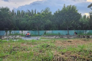 A land plot in Phuoc Kien Commune, Nha Be District in HCMC (Photo: SGGP)