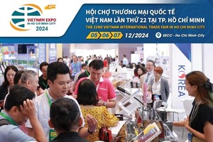 The event, considered the largest multi-industry exhibition series of the year, will feature more than 1,000 stalls operated by over 800 enterprises from 20 countries and territories. (Photo: Facebook Page of Vietnam Expo HCMC)