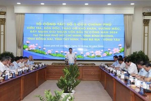 At the working session (Photo: SGGP)