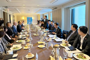 At the roundtable conference (Photo: SGGP)