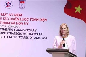 US Consul General in HCM City Susan Burns speaks at the event. (Photo: VNA)