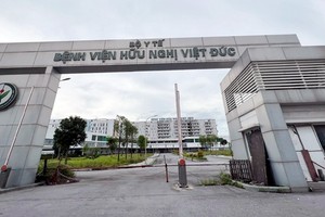 The long-delayed project of the facility 2 of Viet Duc Friendship Hospital in Ha Nam Province (Photo: SGGP)
