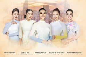 Vietnamese beauty queens are chosen as ambassadors of the HCMC Tourism Week 2024.