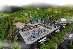 A design of a rest stop