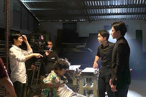 A scene in the short film titled Nuoc Mat Tinh Yeu (Tears of love)