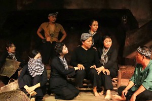 A scene in the drama on Cu Chi Tunnel (Photo: SGGP)