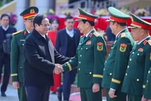 PM Pham Minh Chinh visits Brigade K3 (Photo: SGGP)