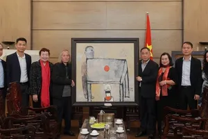 At the receiving ceremony