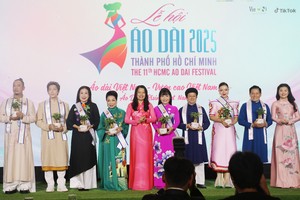 The HCMC Ao Dai Festival 2025 will be accompanied by many artists who have been chosen as the event’s ambassadors. (Photo: SGGP)