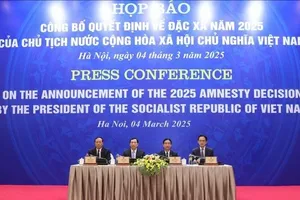 At the press conference (Photo: SGGP)