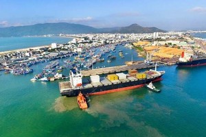 The Long Son My Xuan International General Port will occupy a total area of approximately 41.65 hectares with a total investment of VND2,385 billion (US$93.3 million). (Photo: SGGP)